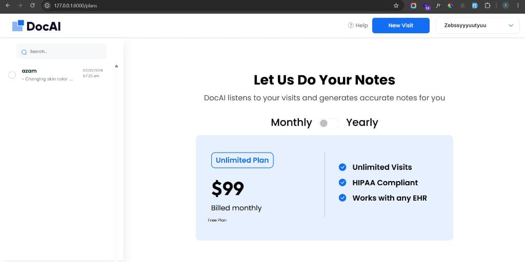 Subscription plans and pricing