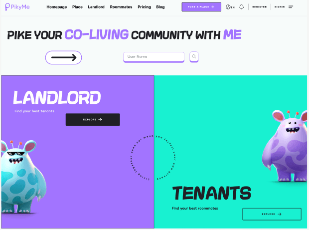 Landlord and tenant onboarding flows